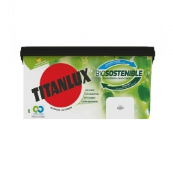 Pintura plastica titanlux biosostenible 4l blanco mate