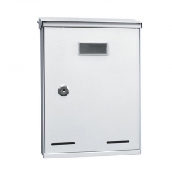 Buzon exterior btv nano acero blanco