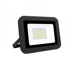 Proyector led plano matel 30w luz fria 6400k 3000 lumens negro