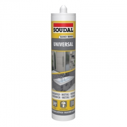 Silicona soudal universal blanca 280 ml