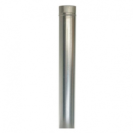 Tubo galvanizado chimenea Ø110 x 1m x 0,50mm