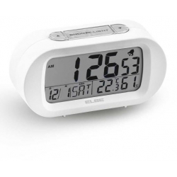 Reloj despertador elbe blanco