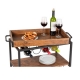 Carro cocina wenko rustico 80x40x89,5 cm