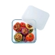 Taper vidrio cuadrado pyrex cook and freeze 16x16x7cm