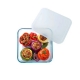 Taper vidrio cuadrado pyrex cook and freeze 16x16x7cm