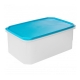 Taper de plastico rectangular tatay top flex azul 28,8x18,5x12,2cm