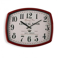 Reloj de cocina versa marron 6x33x40cm