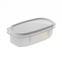 Taper de plastico rectangular tatay top flex blanco 18,4x9,7x6,1cm