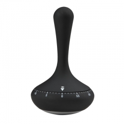 Temporizador de cocina zone acero abs mate negro
