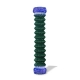 Malla simple torsion torres plastificada verde 1x25m 50mm