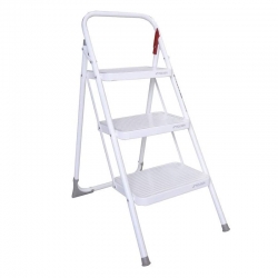 Taburete plegable rolser 3 peldaños m11 blanco