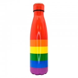 Botella termo inox nerthus 500 ml arcoiris 