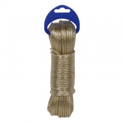 Cable acero plastificado rombull oro 3,5mm 20m