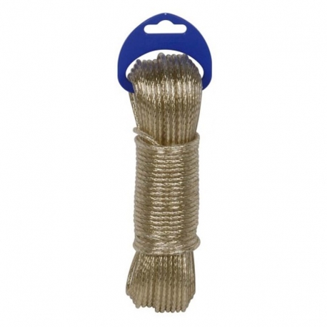 Cable acero plastificado rombull oro 3,5mm 20m