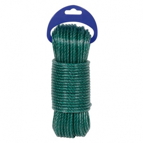 Cable acero plastificado rombull verde 3,5mm 15m