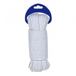 Cuerda de algodon rombull trenzado blanco 4,5mm 10m