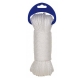 Cuerda polietileno rombull cableada blanco 5mm 25m