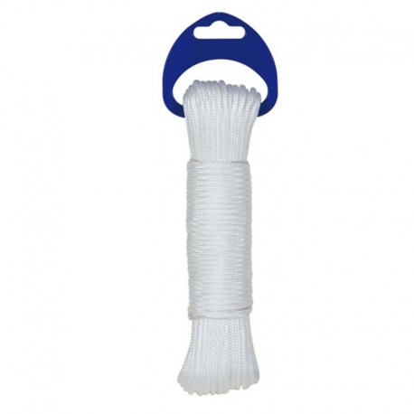 Cuerda polietileno rombull riel blanco 3mm 20m