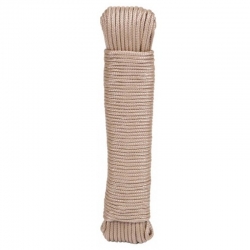 Cuerda polipropileno rombull trenzada camel 2,5mm 25m