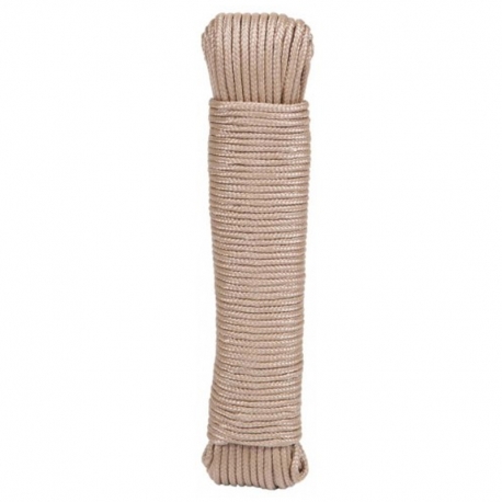 Cuerda polipropileno rombull trenzada camel 2,5mm 25m