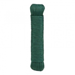 Cuerda polipropileno rombull trenzada verde 4mm 25m