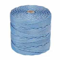 Cuerda polipropileno rombull azul y blanco 4mm 200m
