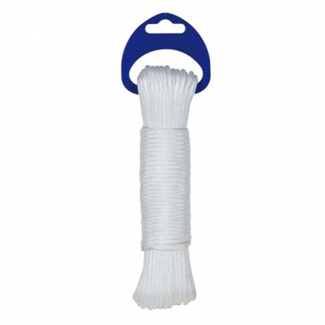 Cuerda polipropileno rombull riel blanco 2,5mm 15m