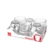 Vaso de vino bormioli modulo apilable 6 unidades 25 cl