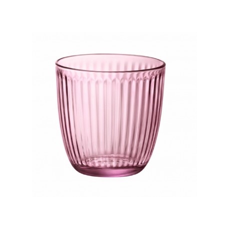 Vaso de agua bormioli line rosa 29 cl 6 unidades