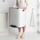 Cubo brabantia bo pedal blanco 2 x 30 l