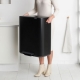 Cubo brabantia bo pedal negro mate 2 x 30 l