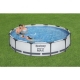 Piscina bestway steel pro max 56416 con depuradora 366x76 cm redonda acero blanco