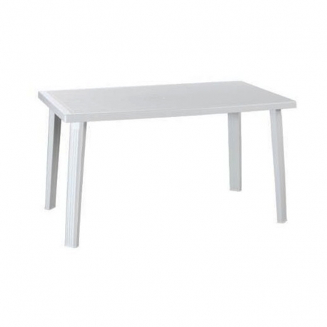 Mesa resina domingo blanco 130x75cm