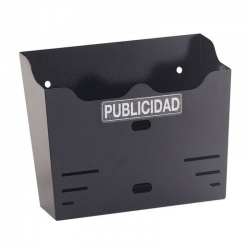 Cesta publicidad btv diseño negro 36x25,5x10cm