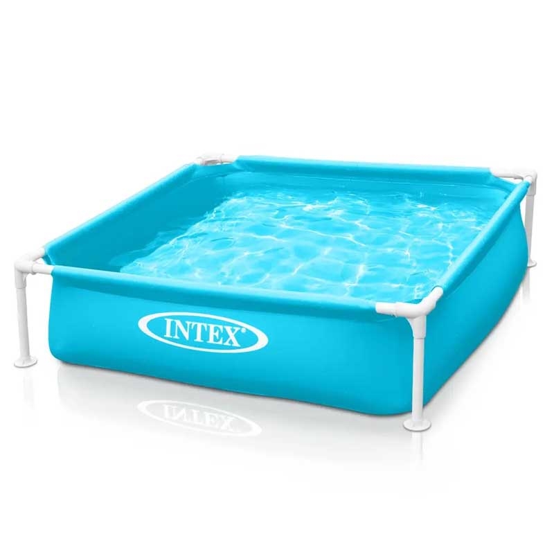 ⇒ Piscina intex infantil 57173 mini frame rectangular azul 122x122x30 cm ▷  Precio. ▷ Comprar con los Mejores Precios. Ofertas online