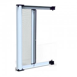 Mosquitera para puerta enrollable heyac lateral easy 140x230 cm blanco