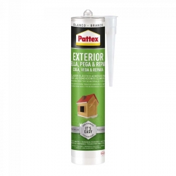 Adhesivo sellador pattex exterior blanco 280ml