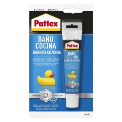 Silicona pattex baño y cocina 50ml blanco