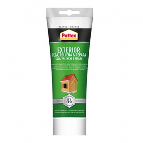 Adhesivo sellador pattex exterior blanco 80ml