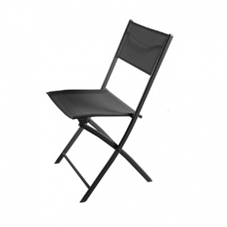 SILLA PLEGABLE ANTRACITA ACOLCHADA URBAN LIVING 224735