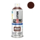 Pintura spray acrilica pintyplus base agua marron chocolate brillo 520ml