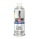 Pintura spray acrilica pintyplus base agua gris claro brillo 520ml