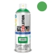 Pintura spray acrilica pintyplus base agua verde amarillento brillo 520ml