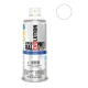 Pintura spray acrilica pintyplus base agua blanco trafico brillo 520ml