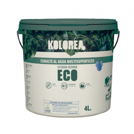 Esmalte al agua kolorea ecologico blanco satinado 750ml