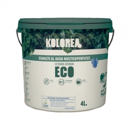 Esmalte al agua kolorea ecologico moka satinado 750ml