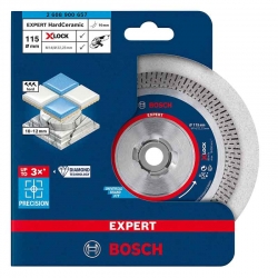 Disco diamante bosch x-lock expert hard ceramic 115mm
