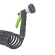 Manguera extensible green plus espiral con pistola Ø9,5mm 15m