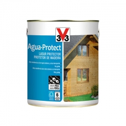 Barniz para madera v33 lasur agua protect 0,75l palisandro