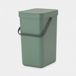 Cubo de reciclaje brabantia sort and go verde 16 l
